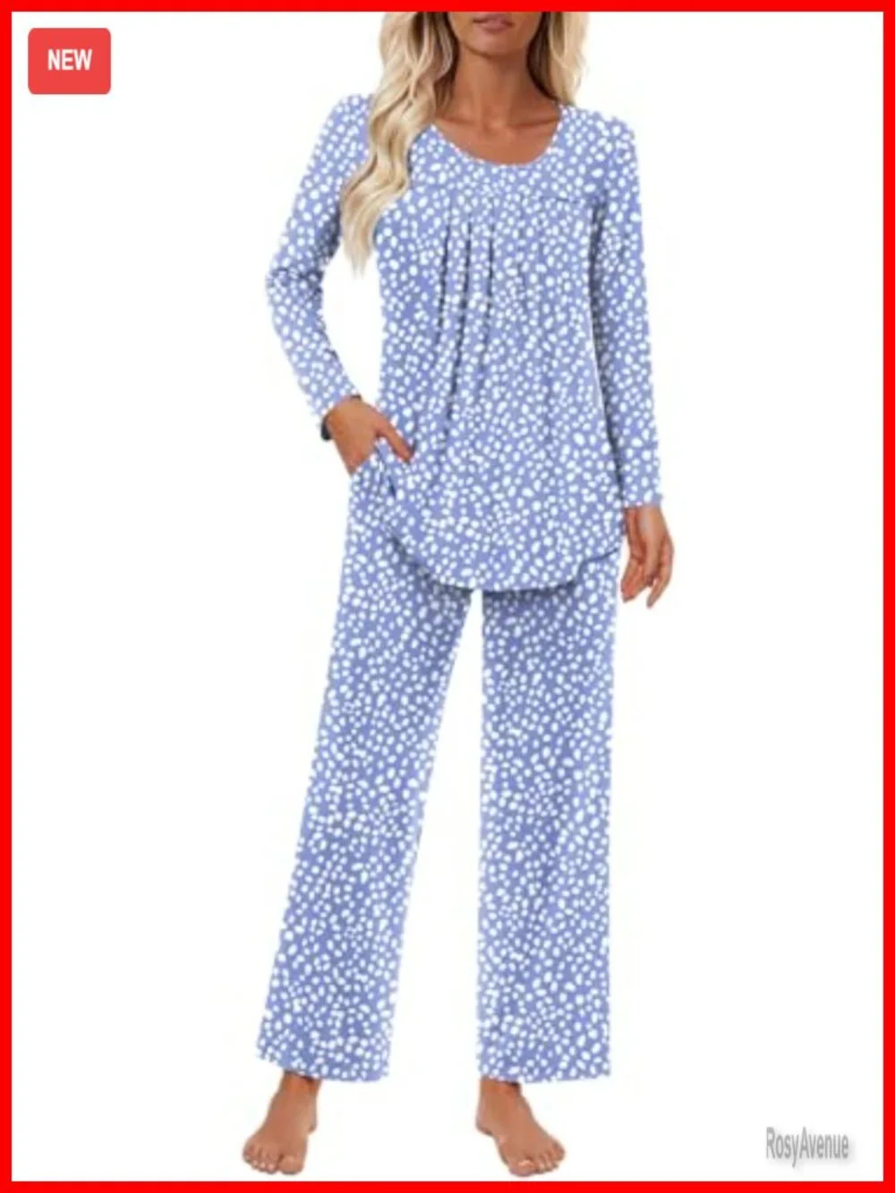 Women's Pajama Set 2 Piece Lounge Outfits Soft Sleepwear Long Sleeve Pajama